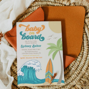 Inbjudan till baby på babyskor ombord SURFA BABY