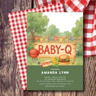 Inbjudan till Baby Q Baby Shower