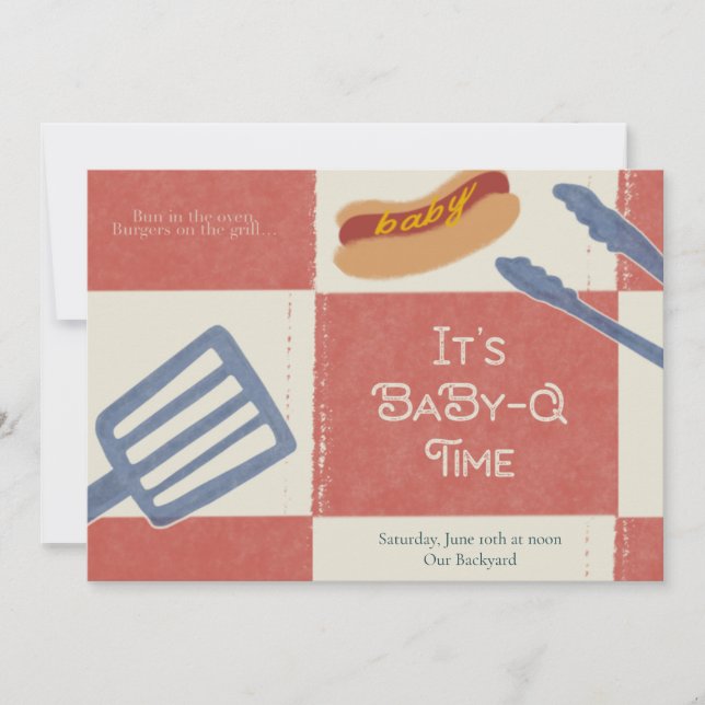 Inbjudan till Baby-Q-babyvisningsprogram (Framsida)