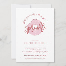Inbjudan till Baby Rosa Girl Sprinkle Shower