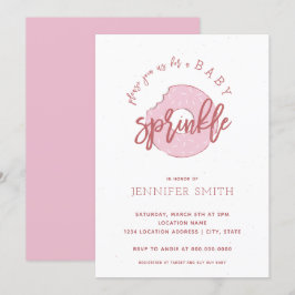 Inbjudan till Baby Rosa Girl Sprinkle Shower