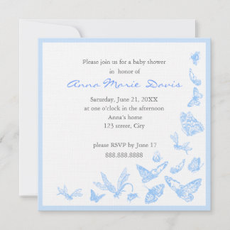 Inbjudan till baby shower