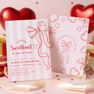 Inbjudan till baby shower - Coquette Little Sweeth