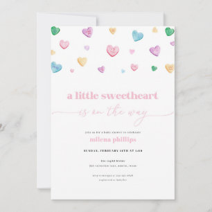 Inbjudan till Baby Shower, lilla älskling, Valenti