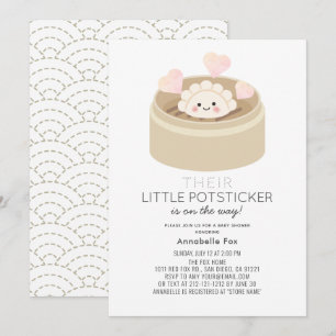 Inbjudan till Baby Shower Little Poteck Baby Showe