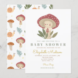 Inbjudan till Baby Shower Little svamp Shower