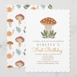 Inbjudan till Baby Shower Little svamp Shower