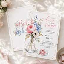 Inbjudan till baby shower som belyser IVF-resan