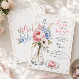 Inbjudan till baby shower som belyser IVF-resan