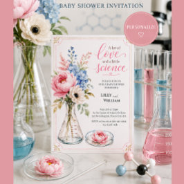 Inbjudan till baby shower som belyser IVF-resan