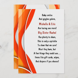 Inbjudan till Baby Sprinkle