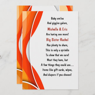 Inbjudan till Baby Sprinkle