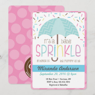 Inbjudan till Baby Sprinkle
