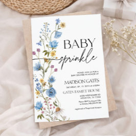 Inbjudan till baby sprinkle för pojke