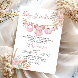 Inbjudan till Baby Sprinkle Pumpkin Fall Baby Show