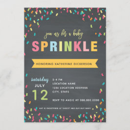 Inbjudan till Baby Sprinkle Shower Multi färg