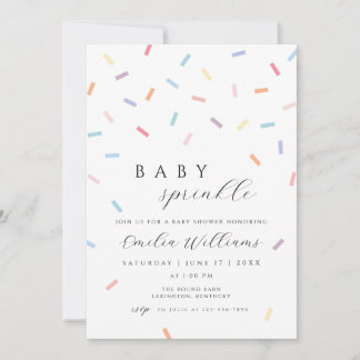 Inbjudan till Baby Sprinkle | Sprinke Baby Shower