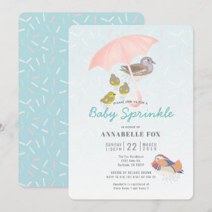 Inbjudan till Baby-sprinklingsskannern Mandarin An