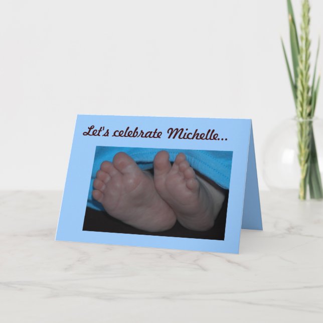 Inbjudan till Baby Toes (Framsida)