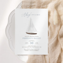 Inbjudan till babybabybabybabybåten Nautical Water