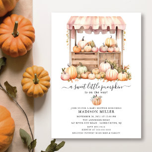 Inbjudan till babybabybabyskor för liten Pumpkin