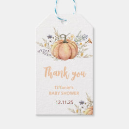 Inbjudan till babybabybabyskor för liten Pumpkin | Presentetikett