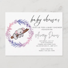 inbjudan till babydusch