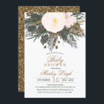 Inbjudan till babydusch för Glitter under vinter-B<br><div class="desc">Glitter Baby Shower-Blommigt-Blommigt------------------------------bilder från: www.createthecut.com</div>
