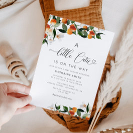 Inbjudan till babydusch i lilla cutien