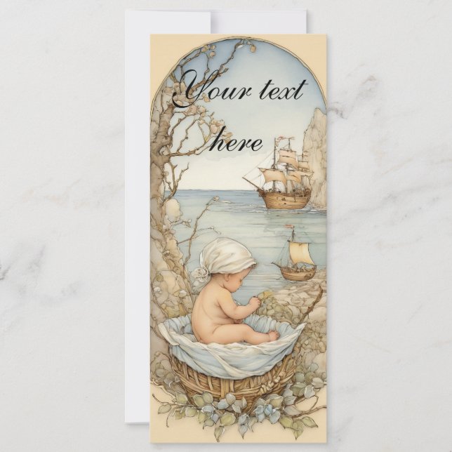 Inbjudan till babyduschar (Framsida)