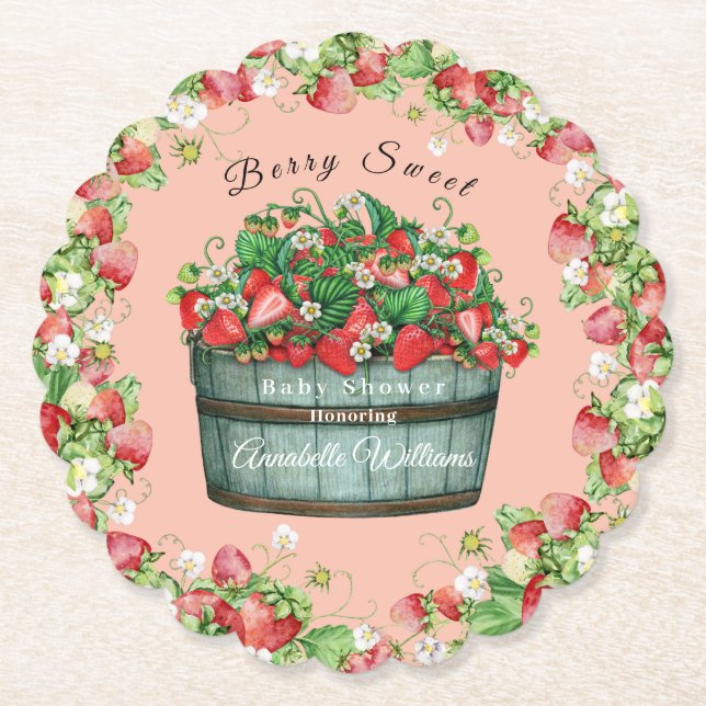 inbjudan till babyduschduschdusch med bäbersött ba underlägg papper (Framsida)