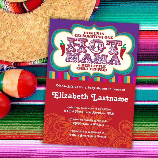 Inbjudan till babyfest för het mamma (Skapare uppladdad)