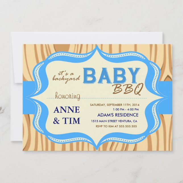 Inbjudan till Babykläder i Baby (Framsida)