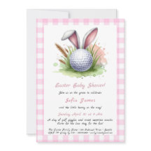 Inbjudan till babyskor för påsk