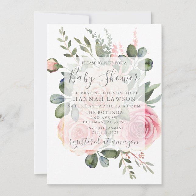 Inbjudan till babyvisningsprogram (Framsida)