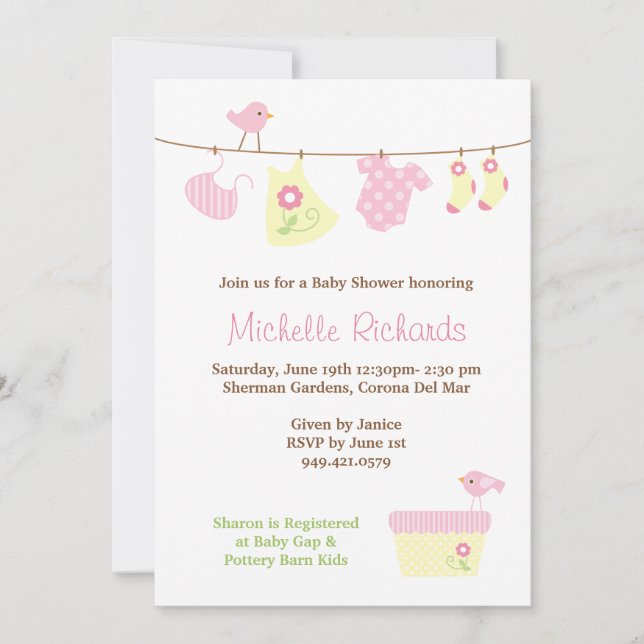 Inbjudan till babyvisningsprogram (Framsida)