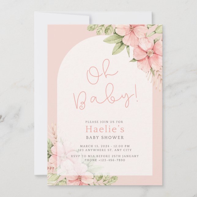 Inbjudan till babyvisningsprogram (Framsida)