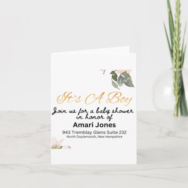 Inbjudan till babyvisningsprogram (Framsida)