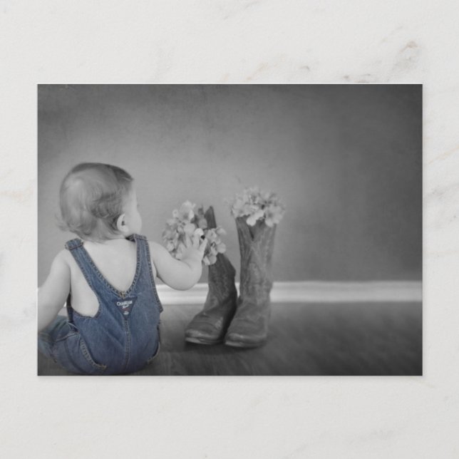 Inbjudan till babyvisningsprogram för Land-tema (Framsida)