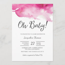 Inbjudan till babyvisningsprogram | Oh Baby Rosa
