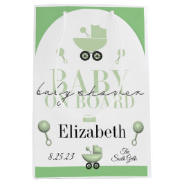 Inbjudan till babyvisningsprogram ombord på vykort