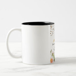 Inbjudan till babyvisningsprogram Två-Tonad mugg