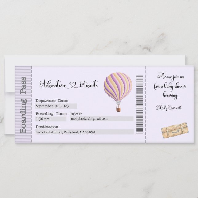 Inbjudan till babyvisningsprogrammet, inbjudan til (Framsida)