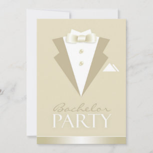 Inbjudan till Bachelor Party-Kostym-plattformen