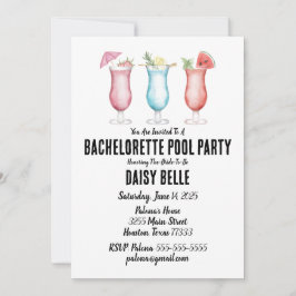 Inbjudan till Bachelorette Bassäng-partiet