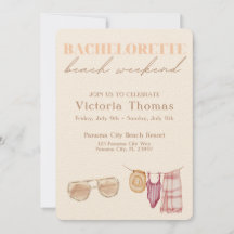 Inbjudan till Bachelorette Beach Helg