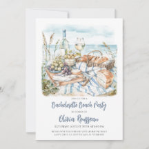 Inbjudan till Bachelorette Beach Party