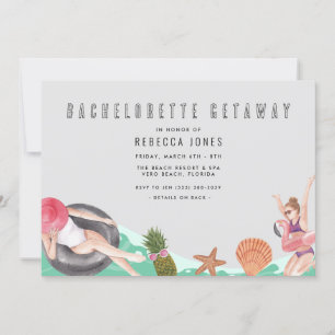 Inbjudan till Bachelorette Getaway Girls Resa