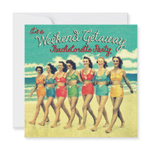 Inbjudan till Bachelorette Helg Getaway-partiet