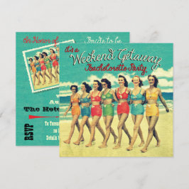Inbjudan till Bachelorette Helg Getaway-partiet
